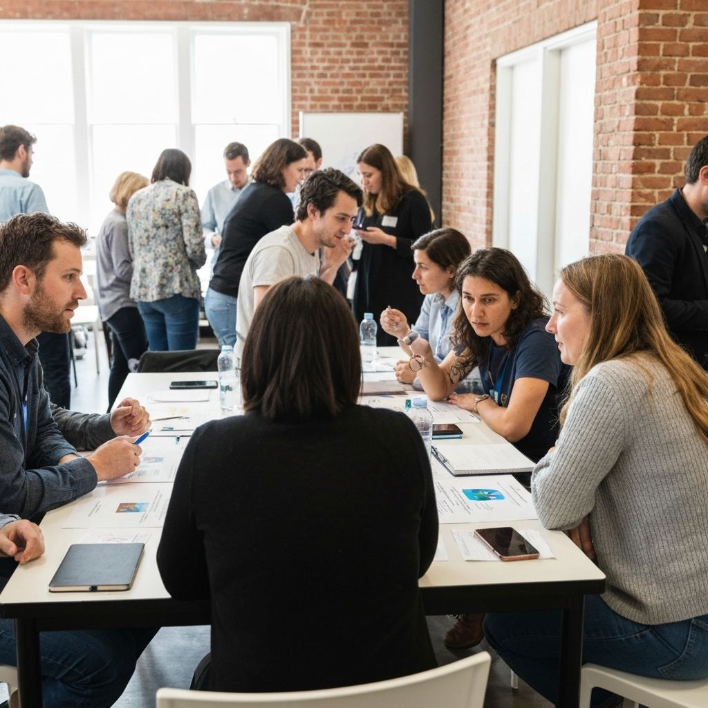 Participants engaged in interactive workshop and knowledge sharing session